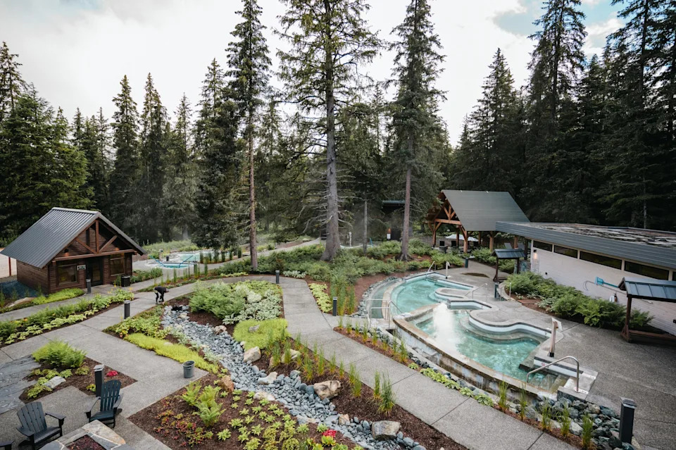 You can easily spend an entire day at the Nordic Spa