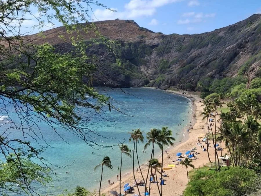 Island stop during a cruise.