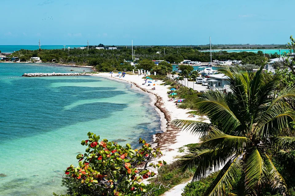 Chris Marinaccio/Travel + Leisure A sunny day at the beach in Bahia Honda State Park.
