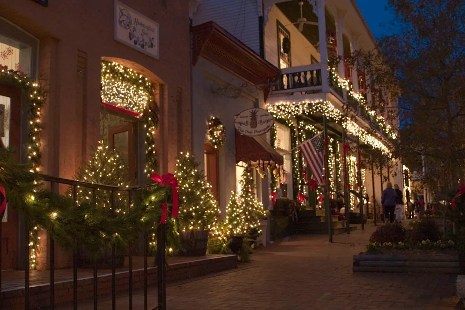 FILE - Dahlonega was ranked by HGTV as the best town to visit for Christmas in Georgia.