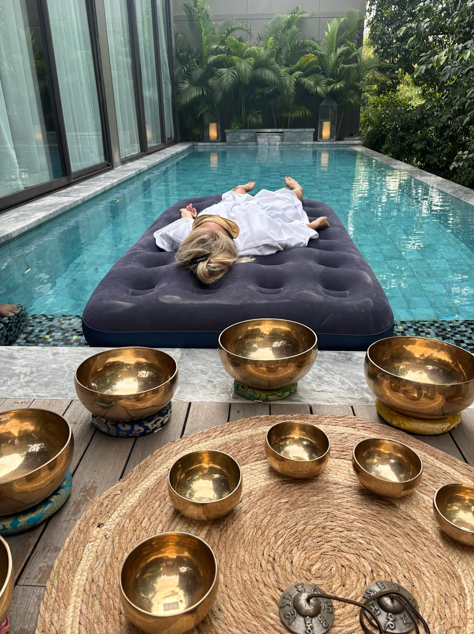 In room floating soundbath