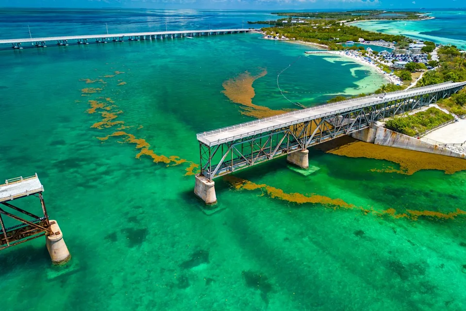 Martin Valigursky/Adobe Stock Aerial view of Bahia Honda State Park.