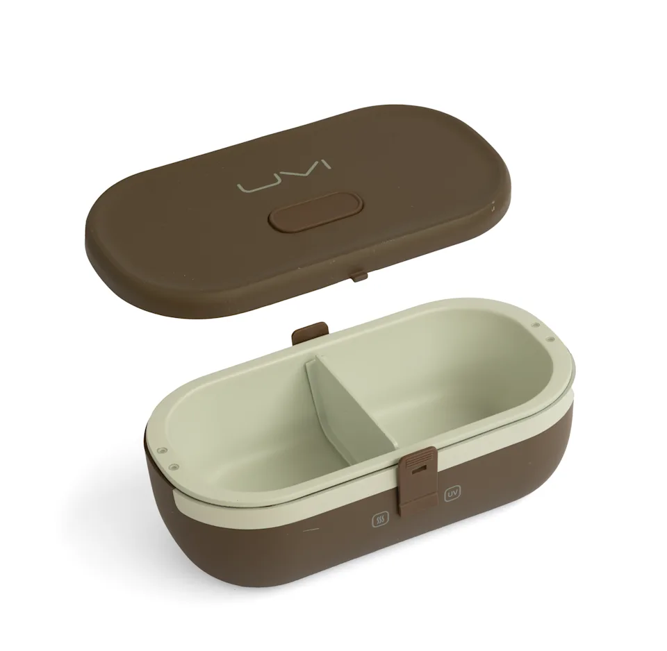 UVI Plus – SELF-HEATING LUNCH BOX WITH USB-C CORD AND UV LIGHT SANITIZER