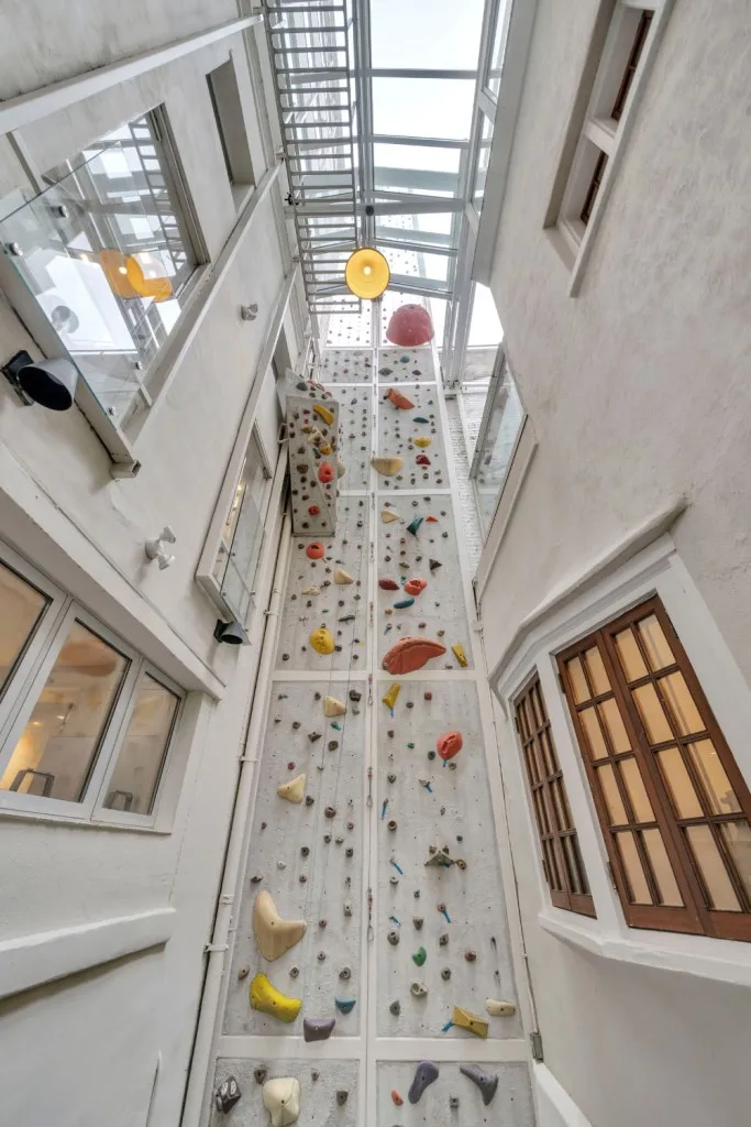 The home occupies six floors. LuxQue Media – Mike Aghachi