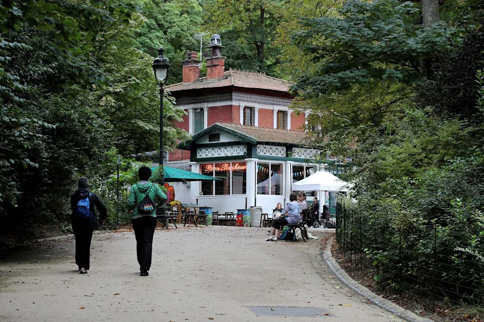 Jacques Demarthon/AFP via Getty Images People walk toward the entrance of Rosa Bonheur.