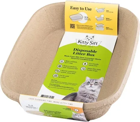 Disposable litter boxes