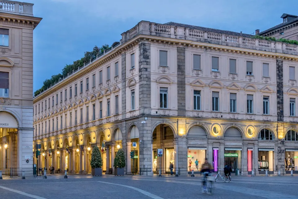 Izzet Keribar/Getty Images Piazza San Carlo in Turin, Italy.