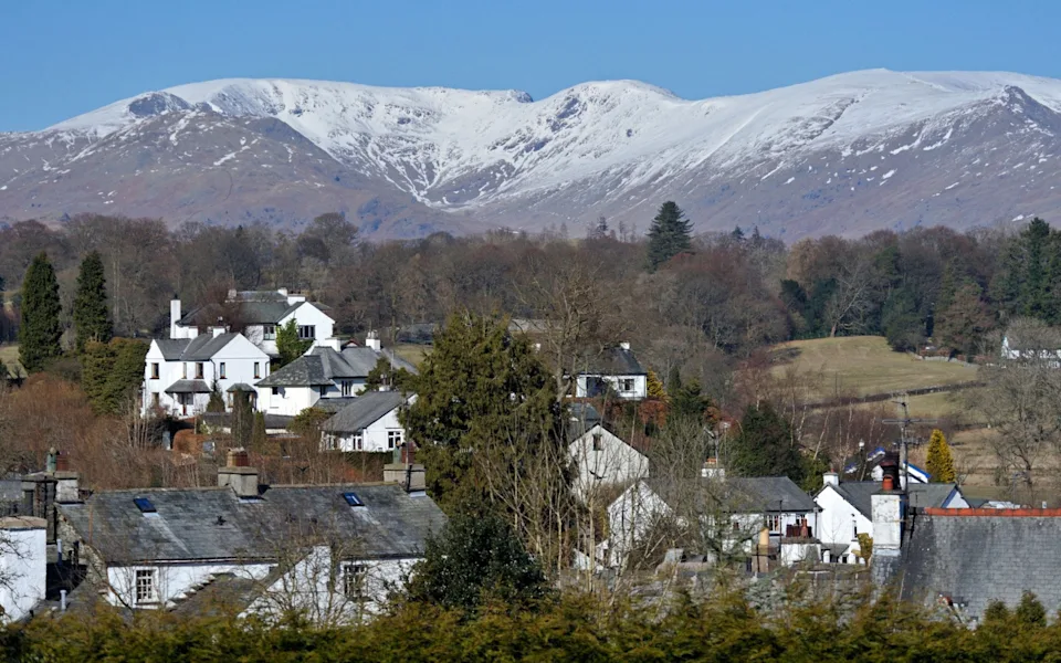 The Fairfield Horseshoe from Hawkshead, Lake District National Park, Cumbria