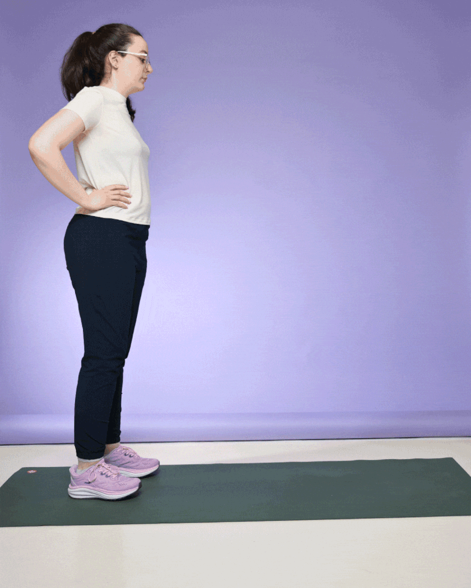 Forward Lunge. (Tyler Essary / TODAY)