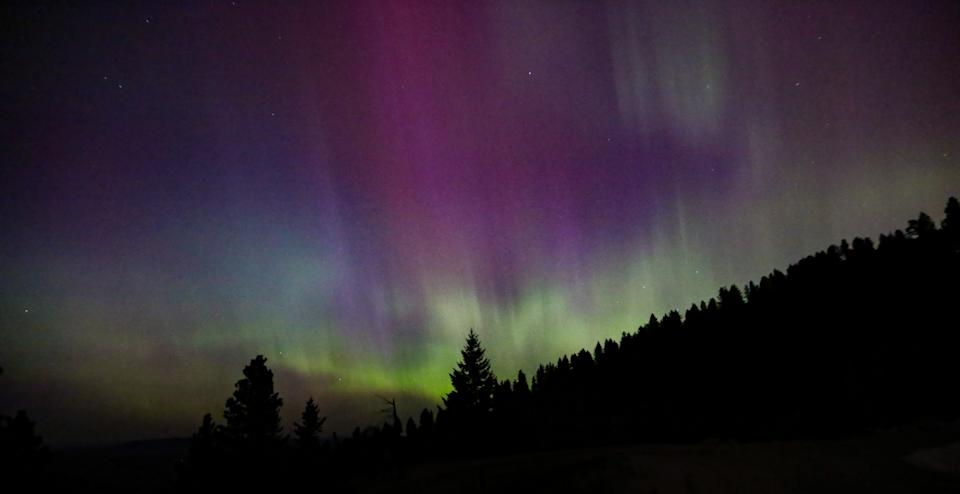 Northern lights in Boise, Idaho