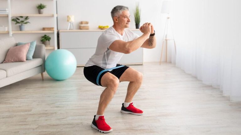 Over 65? Do this personal trainer’s 5-move routine to build strength in your core and upper body — no gym required