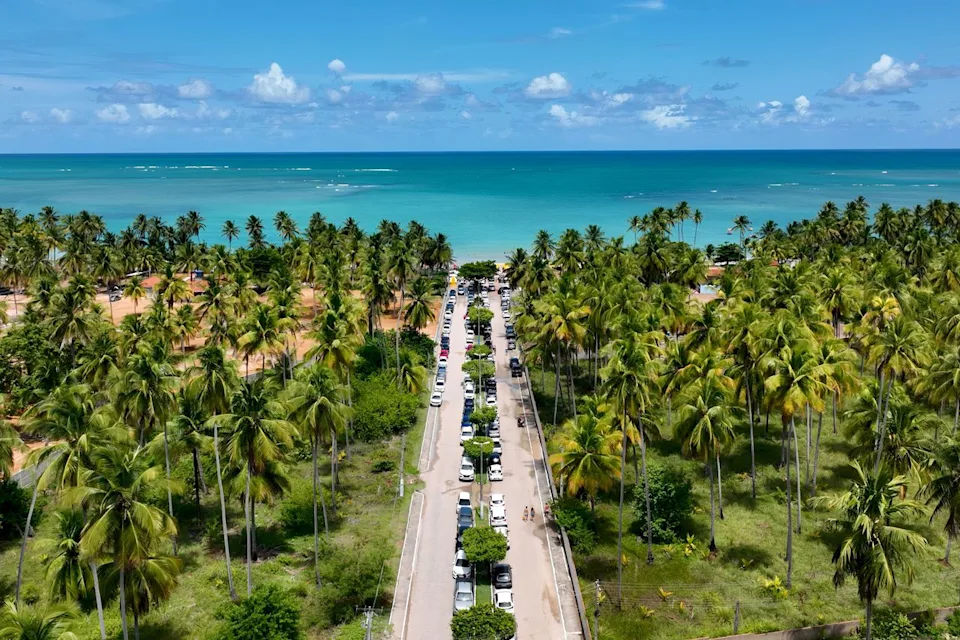 Cristian Lourenço/Getty Images View of Sao Miguel dos Milagres Beach at Alagoas Brazil.