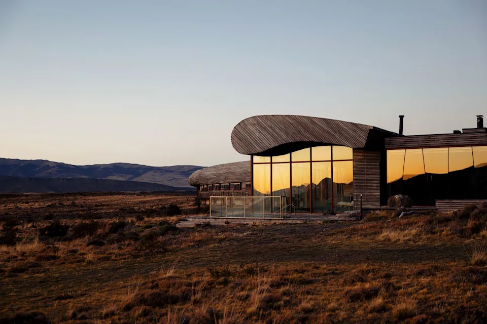 Jeffrey Kieffer/Tierra Patagonia Sunset at Tierra Patagonia Lodge in Chile.