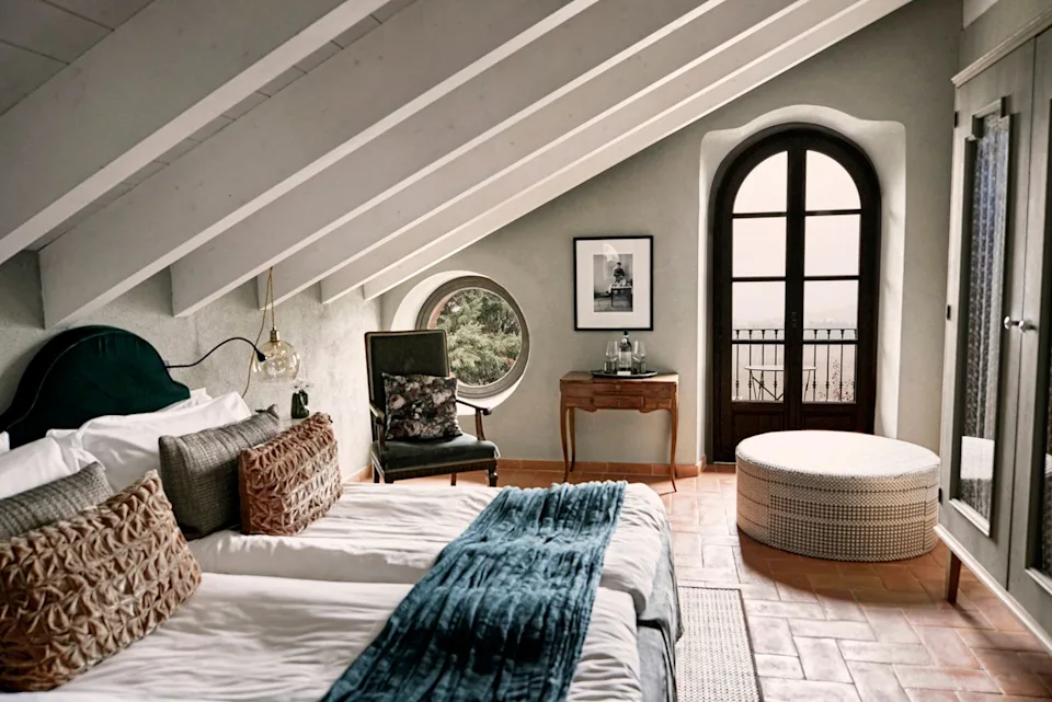 Courtesy of Small Luxury Hotels Guest room in Villa La Madonna.