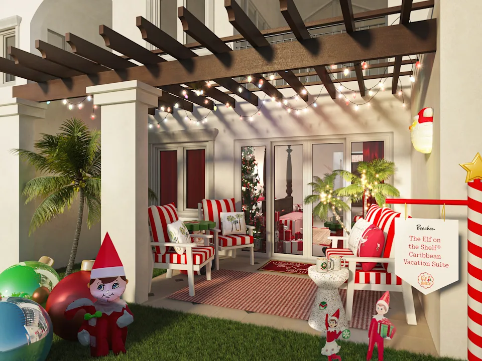 There’s an Elf on the Shelf vacation suite in the Caribbean–and it even comes with a “Jingle Shell Butler”