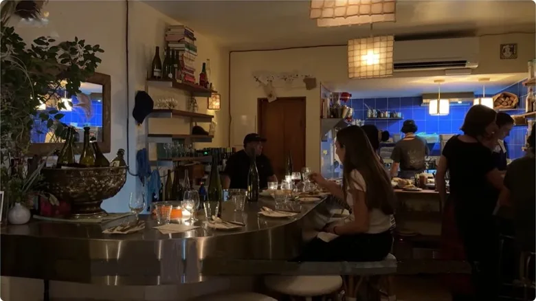 The interior of Ha's Snack Bar