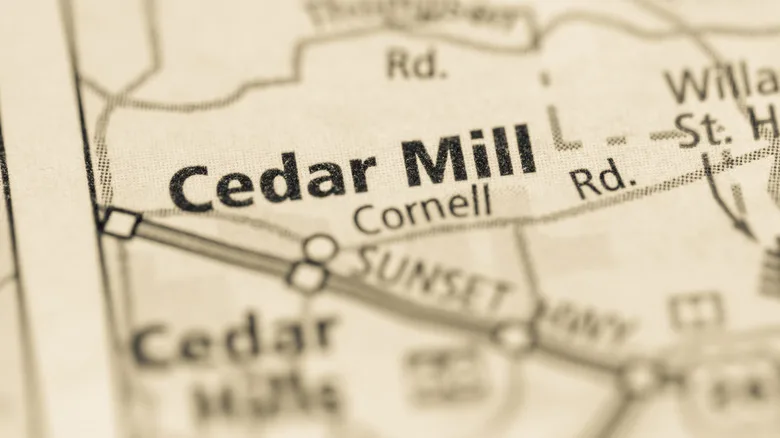 photo map of where Cedar Mill is in Oregon