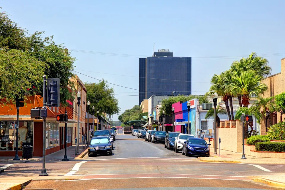 DenisTangneyJr/Getty Images A shopping street in McAllen, Texas.