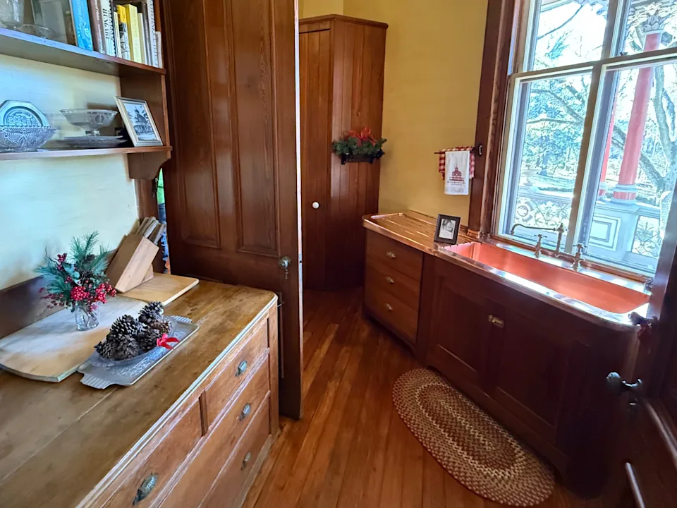 The pantry inside a mansion