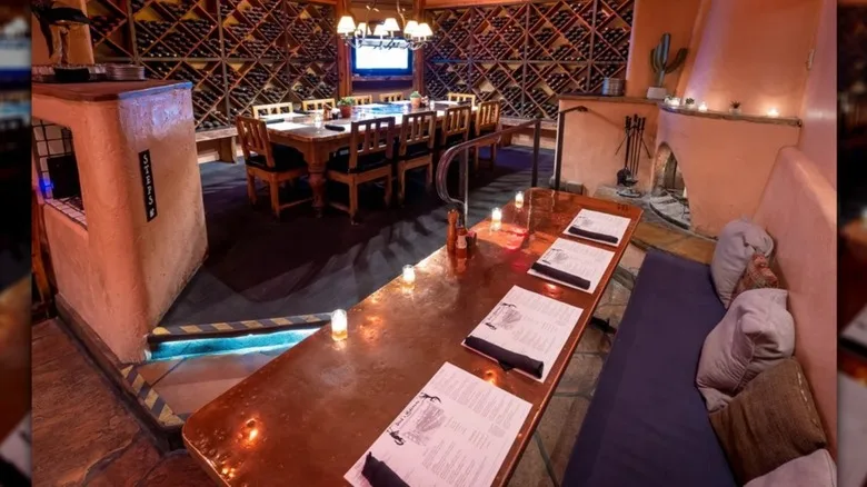The dining room at Dick's Hideaway
