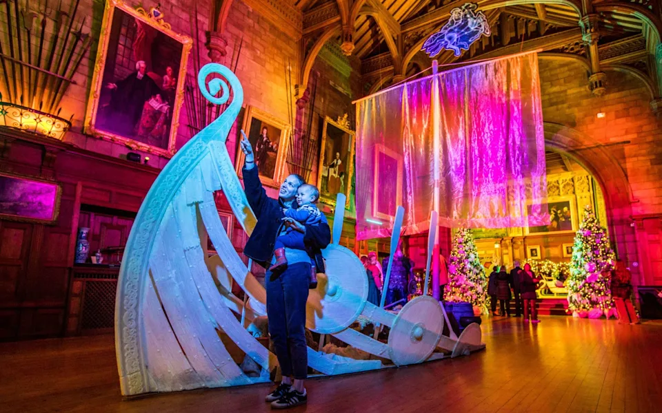 Enjoy a theatrical vision of Christmas at Bamburgh