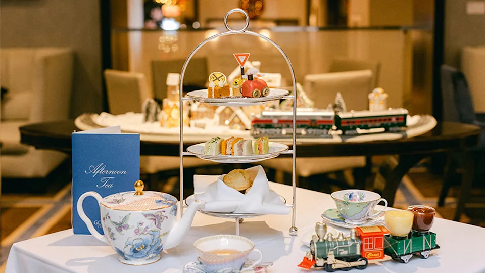 Have Holiday Train-Themed Afternoon Tea