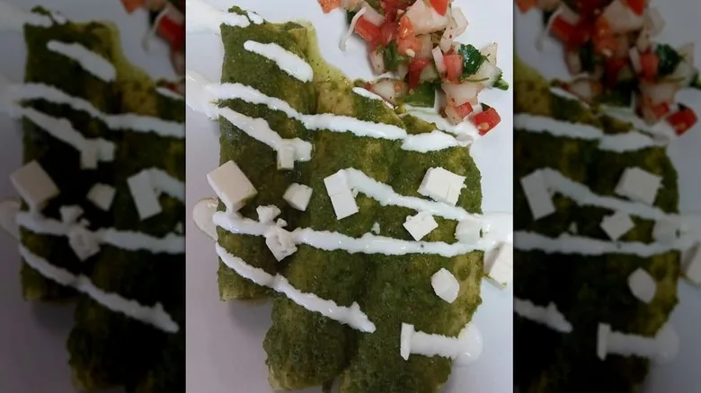 Mexican food from La Tinga restaurant