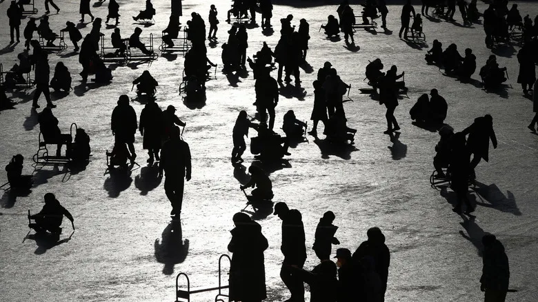 Hwacheon Sancheoneo Ice Festival crowds