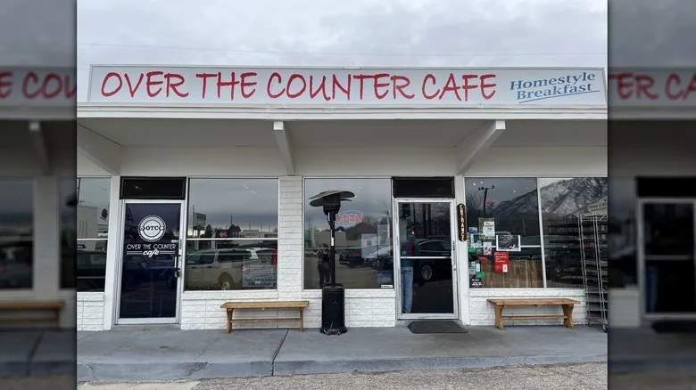 Exterior of Over the Counter Cafe