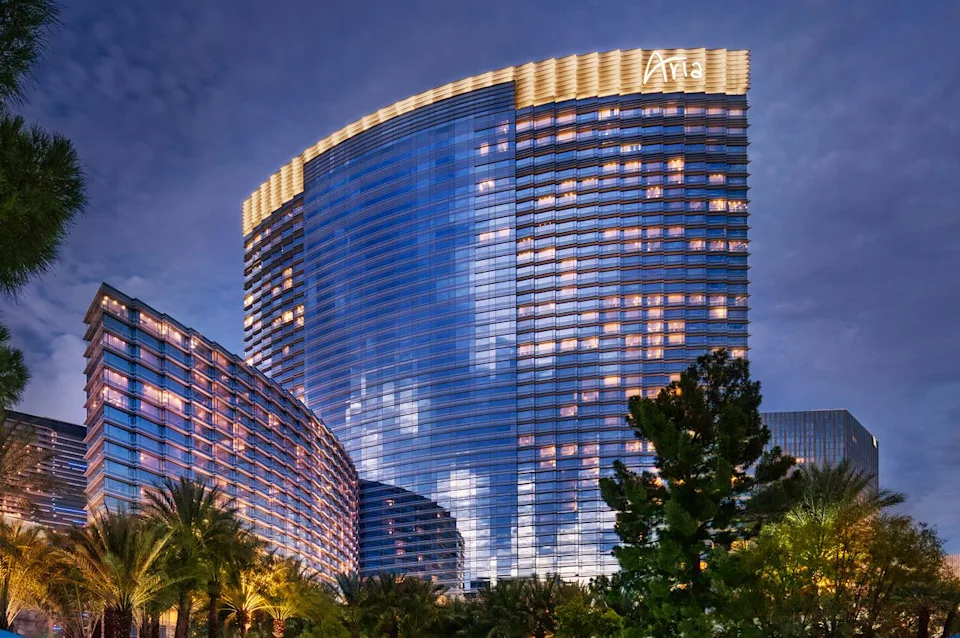 Vanessa Rogers/MGM Resorts International Exterior of the ARIA Resort & Casino where Gymkhana will be located.