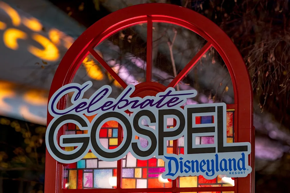 Celebrate Gospel sign Disneyland