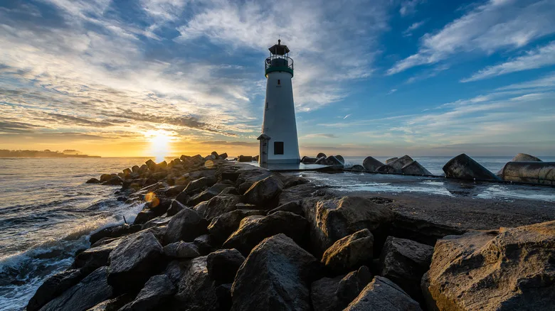 The Walton Lighthouse in Seabright in Santa Cruz, California