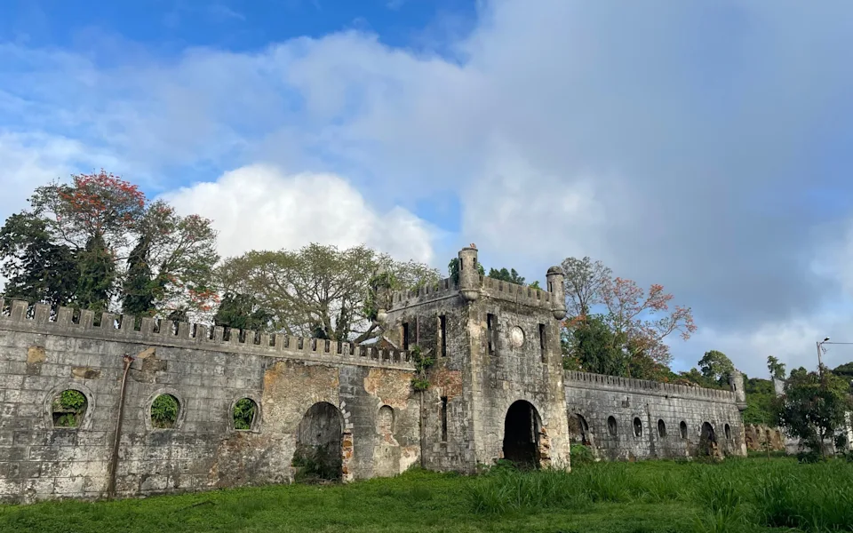 The old plantation house at Roca Sunday in Principe