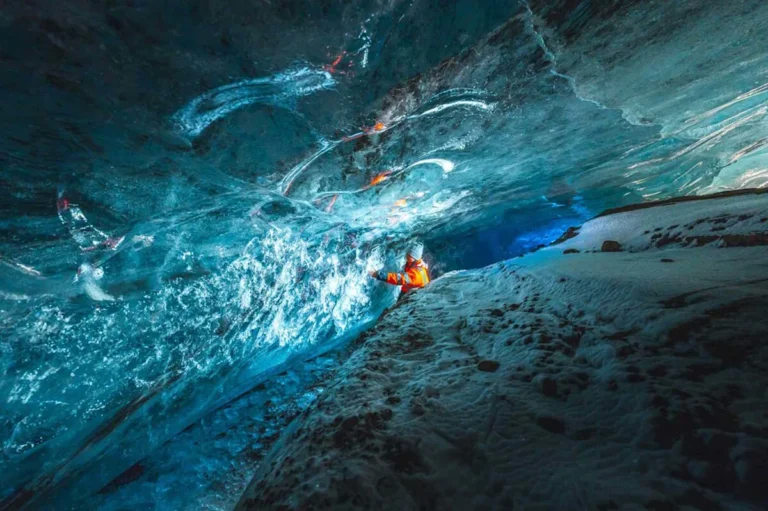 A Stunning New Deep-blue Ice Cave Was Just Discovered in Iceland and It Looks Otherworldly—Here’s How to Visit