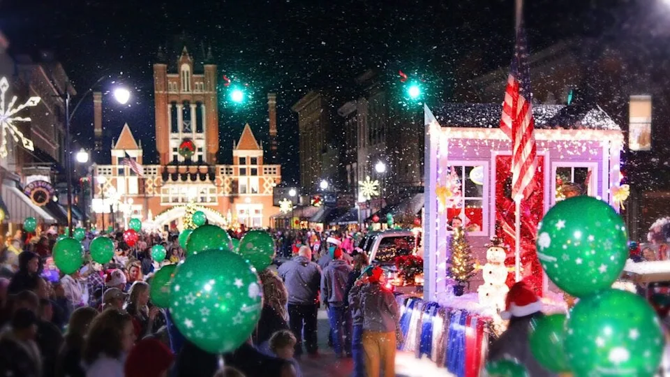 Bardstown shines during the holiday season.