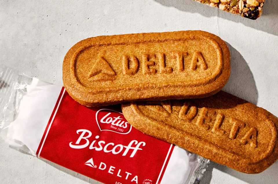 Peter Garritano/Delta Airlines The Biscoff cookies.