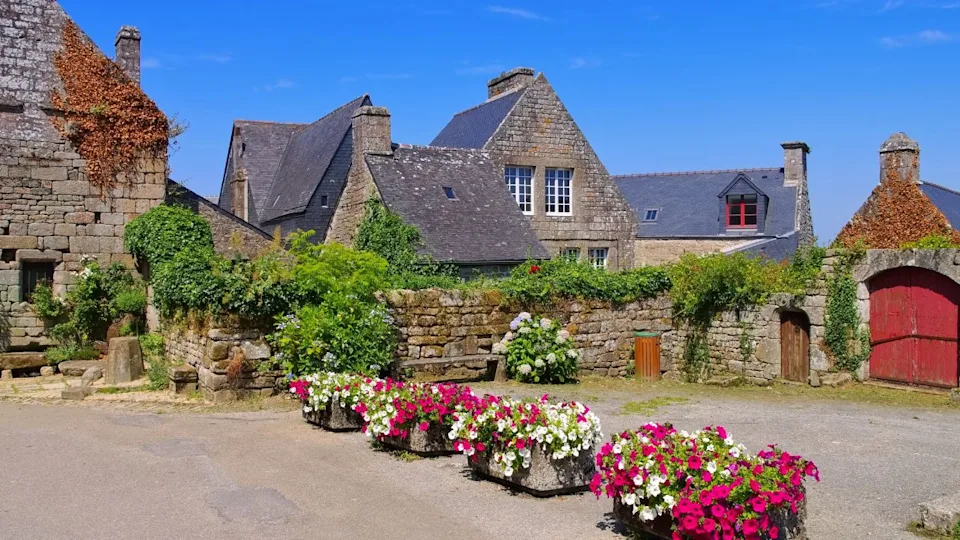 medieval village of Locronan, Brittany in France