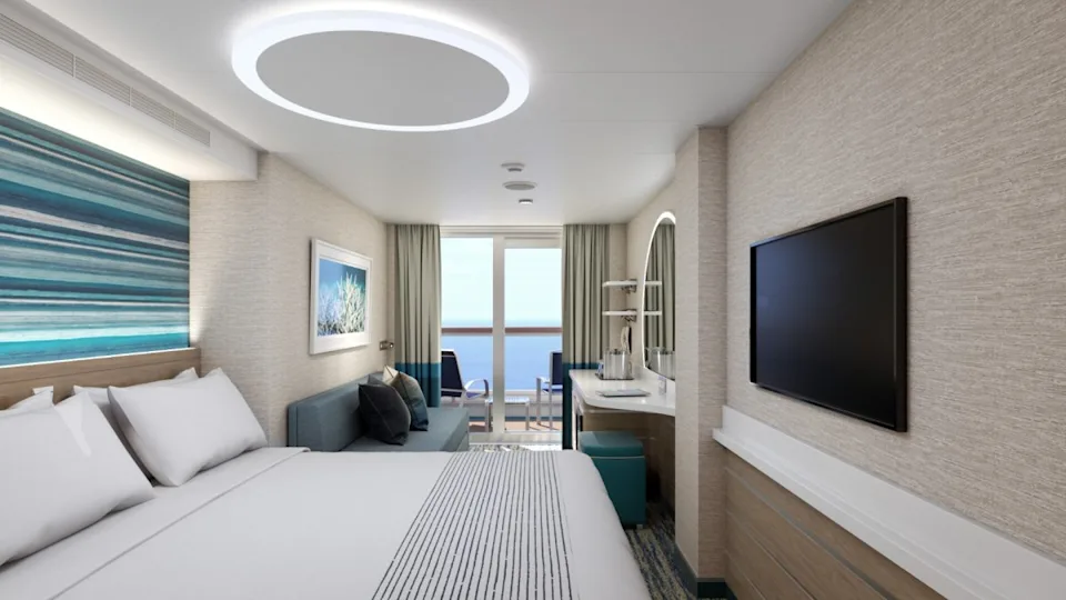 Many Carnival cruise passengers enjoy eating breakfast in balcony cabins. Image source: Carnival Cruise Line