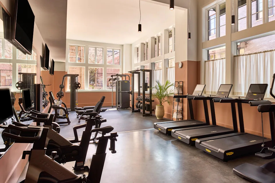 The gym at The Ann Savannah