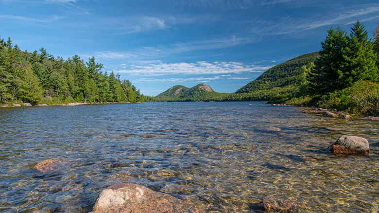 A lake in the Acadia National Park of Maine