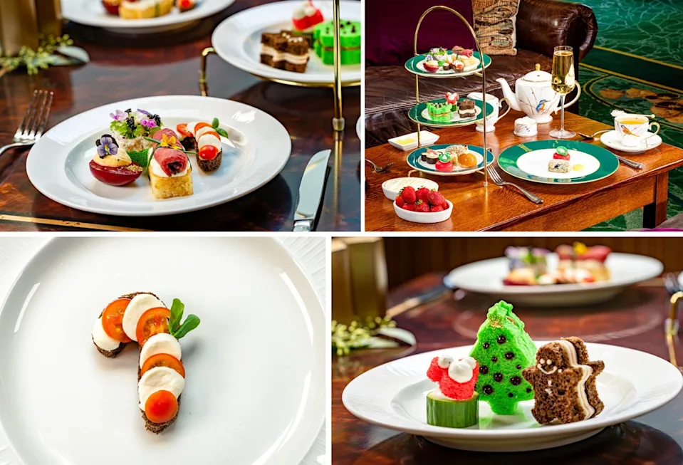 Holiday Tea with Santa and Mrs. Claus at Hearthstone Lounge food
