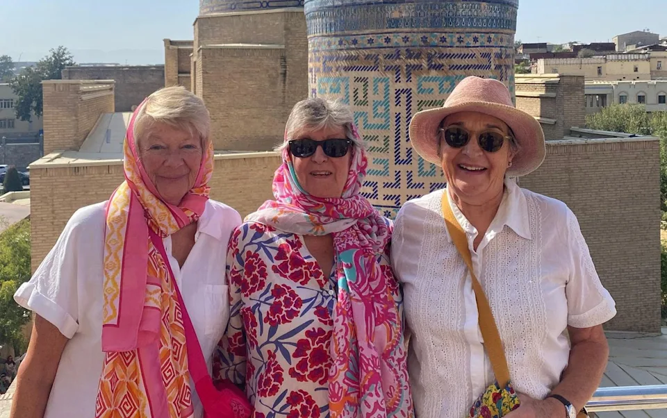 Emma in Uzbekistan on her women-only trip