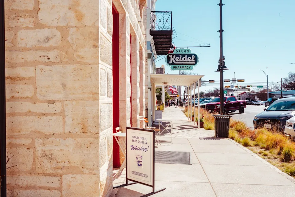 Taylor McIntyre/Travel + Leisure Stores in downtown Fredericksburg, Texas.