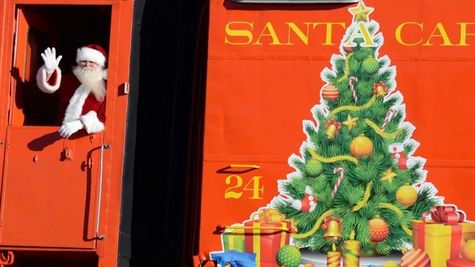 Meet Santa and feast on pizza on The Santa Train through Wisconsin's North Woods.