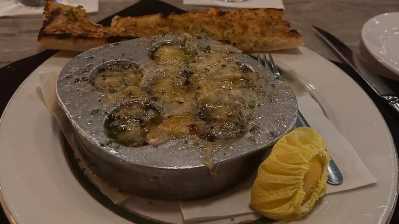 An escargot dish from Aspen Grille