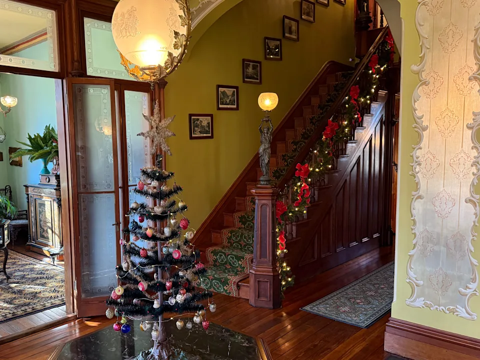 The hallway of a 19th-century mansion