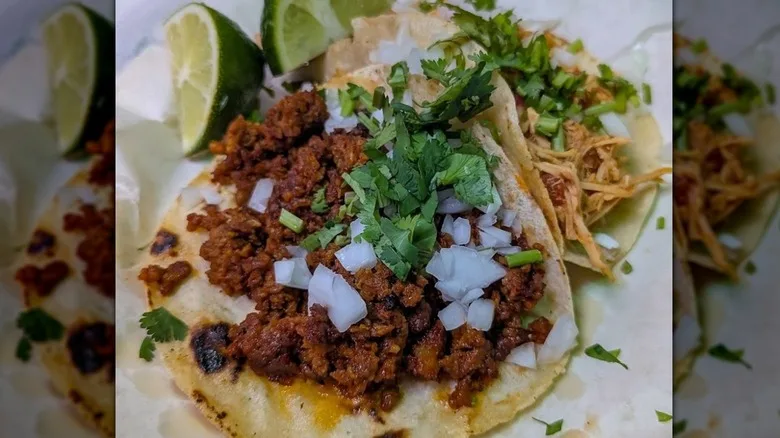 Mexican food from La Poblanita restaurant