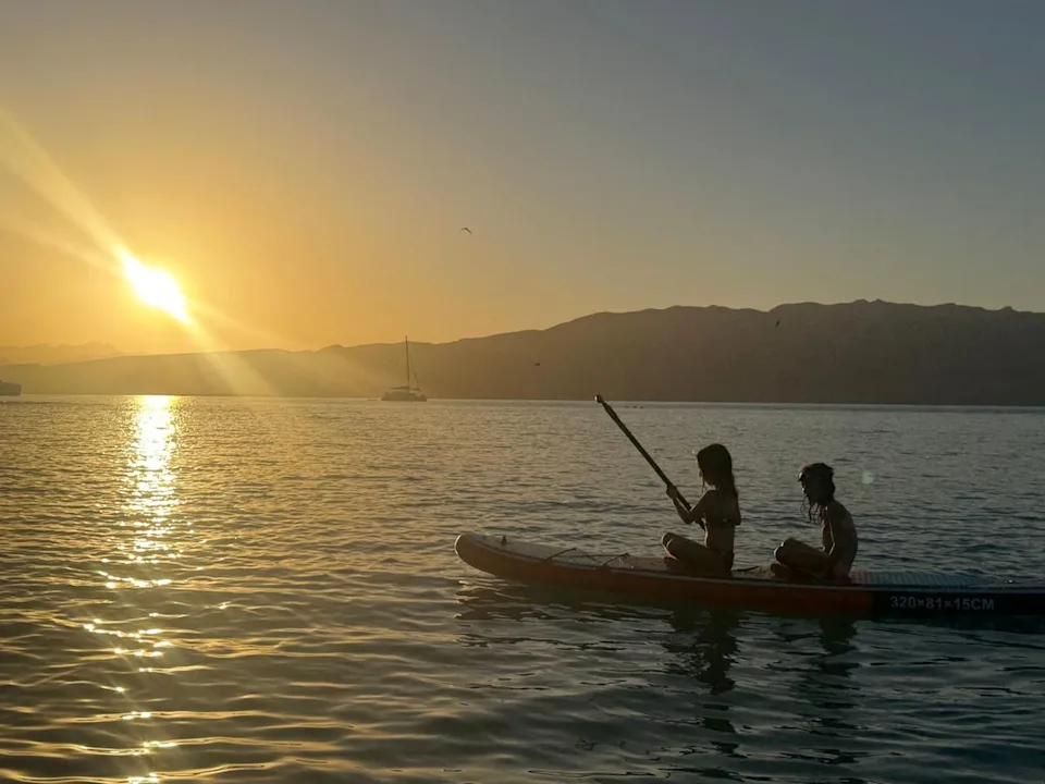Marlis Rosetti Marlis Rosetti’s daughters paddle boarding in Loreto, Mexico.