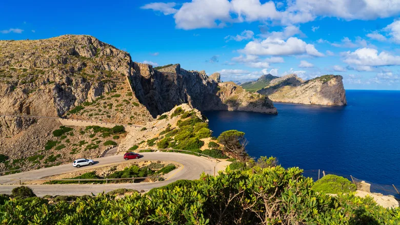 Cap de Formentor is the northernmost point of the island of Majorca, Balearic Islands