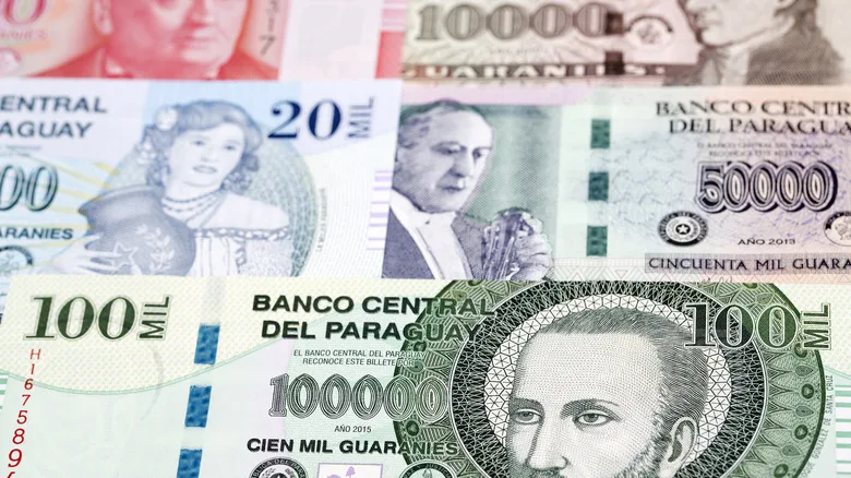 Guaraní, the currency of Paraguay